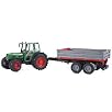 Bruder Trucks: Fendt Tractor with Tipping Trailer -N