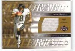 2001 Upper Deck Legends Memorable Materials #MMMB Mark Brunell - Jacksonville Jaguars (Piece of Authentic Game-Worn Jersey) (Football Cards)