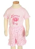 Bebini Hawaiian Sunset Tee & Shorts Set