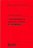 Contribution to modern calculus of variations