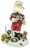 San Francisco 49ers Santa Claus Forever Collectibles Bobble Head