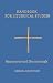 Hanbook for Liturgical Stud IV: 4 (Handbook for Liturgical Studies)