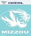 Missouri Tigers 8x8 Die-Cut Decal