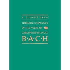 Thematic Catalogue of the Works of Carl Philipp Emanuel Bach