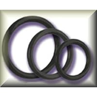 Personal Lube Included ss Tri Rings Black Prolong Ring - y2Male Personal Aids