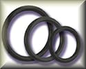 y2Male - Personal Lube Sample Included - Tri Rings Black Prolong Penis Cock Rings - Unique Penis Enhancement Aid