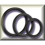 Personal Lube Included ss Tri Rings Black Prolong Ring - y2Male Personal Aids