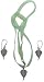Jewelry : Bodhi Leaf Necklace and Earring Set