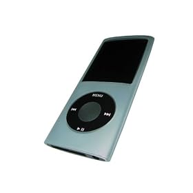 iGadgitz CLEAR Silicone Skin Case Cover for Apple iPod Nano 4th Gen Generation 4G new Nano-Chromatic 4GB, 8GB & 16GB + Screen Protector & Lanyard