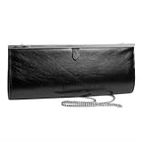 CLASSIC BLACK EVENING CLUTCH PURSE