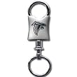 Atlanta Falcons Laser Etched Valet Keychain