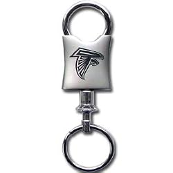 Atlanta Falcons Laser Etched Valet Keychain