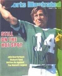 Richard Todd Autographed/Hand SignedSports Illustrated Magazine (New York Jets)