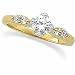 14K White or Yellow Gold Diamond Engagement Ring - 0.62 Ct. or 0.87 Ct.