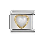 zoppini pearl heart charm