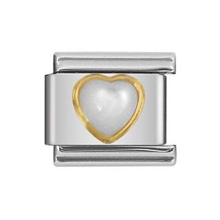 Click here to buy Zoppini Pearl Heart Link by Zoppini.
