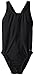 Speedo Big Kid, girls Prolt Super Pro Solid Youth athletic one piece swimsuits, Speedo Black, 8/24 US