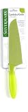 Santoku Knife with ridges - Green