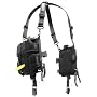 Specialist Lt (Black) _ Flashlight/Tools and Camera/GPS Shoulder Holster