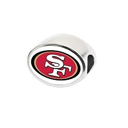 San Francisco 49ers Charm Bead Fits Most Pandora Style Bracelets Like Pandora Chamilia Biagi Zable Troll & More.