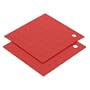 MIU France Set of 2 Silicone Pot Holders, Red