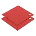 MIU Silicone Pot Holders, Set of Two, Red