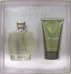 Realities by Realities Cosmetics for Men 2 Piece Set Includes: 3.4 oz Cologne Spray + 4.2 oz After Shave Soother