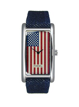 Fossil Watches , Fossil Flag Mens Watch, Mens Watches, Fossil Mens Watches