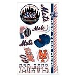 New York Mets Temporary Tattoos Set (Set of 6 Sheets)