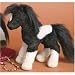 Plush Hobo Black and White Horse 9