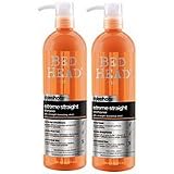 Styleshots by Tigi Bed Head Hair Care Extreme Straight Tween Set - Shampoo 750ml & Conditioner 750ml 750ml