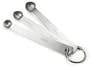 Gourmet Standard 3 Piece Stainless Steel Pinch, Smidgen and Dash Measuring Spoon Set - MS1008