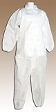 Galaxy Products WDC25 Disposable Economy White Polypropylene Coveralls, XL, 25-Pack