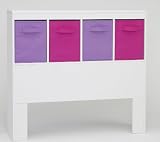 Girls storage headboard bedroom furniture