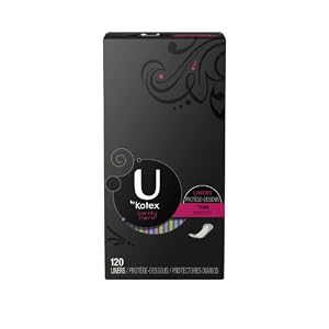 U by Kotex Barely There* Thin Liners, 120 Count