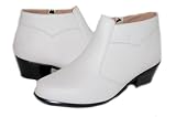 WHITE DIAMOND CUBAN HEEL 2 INCH STAND TALL DESIGNER ANKLE BOOT FOR MEN. Style#8592 White GIORGIO BACCINI ITALIANO at AMERICAN SHOE FACTORY