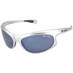 Bolle Vapor 'Snakes' Sunglasses, Liquid Silver Frame/ POLARIZED INX Gray Lenses/ Blue Flash