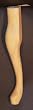 15" Queen Anne Hardwood Furniture Leg [CAPITOL CITY LUMBER]