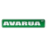  AVARUA ST  STREET SIGN CITY COOK ISLANDS