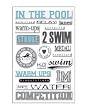 Creative Imaginations Art Warehouse Swim Collection Epoxy Stickers