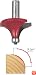 Freud 34-128 Quadra-Cut 3/4-Inch Radius Rounding Over Bit with 1/2-Inch Shank