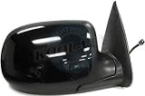 2001, 2002 GMC Sierra 3500 SLE Passenger Side Mirror Head Assembly - Power Heated Manual Fold W/O Puddle Lamp Smooth Cover