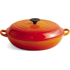 Le Creuset Enameled Cast-Iron 5-Quart Buffet Casserole, Flame by Le Creuset