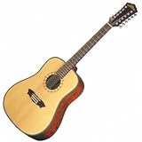 Musical Instruments : Washburn D46S12 Dreadnought 12-String Acoustic Guitar - Natural - with Case