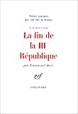 La Fin de la IIIe république, 10 juillet 1940