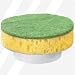 (2) Power Scrubber Heavy Duty Scrubbing Pads