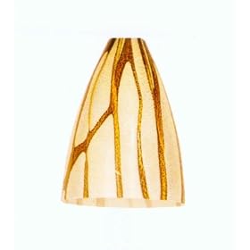 Lava Glass Safari Pendant Lamp Bronze Cord