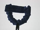 Axe Hugger in Scrunchy Velvet for Standard Stand with Hugger Strap in Blue 