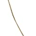 18kt Gold over Sterling Silver .015 Box Chain 24in Necklace - Great for Pendants