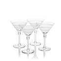 Nautica J-Class Collection 8-Ounce Martini Glass, Set of 4